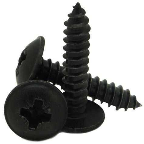 black stainless self tapping screws